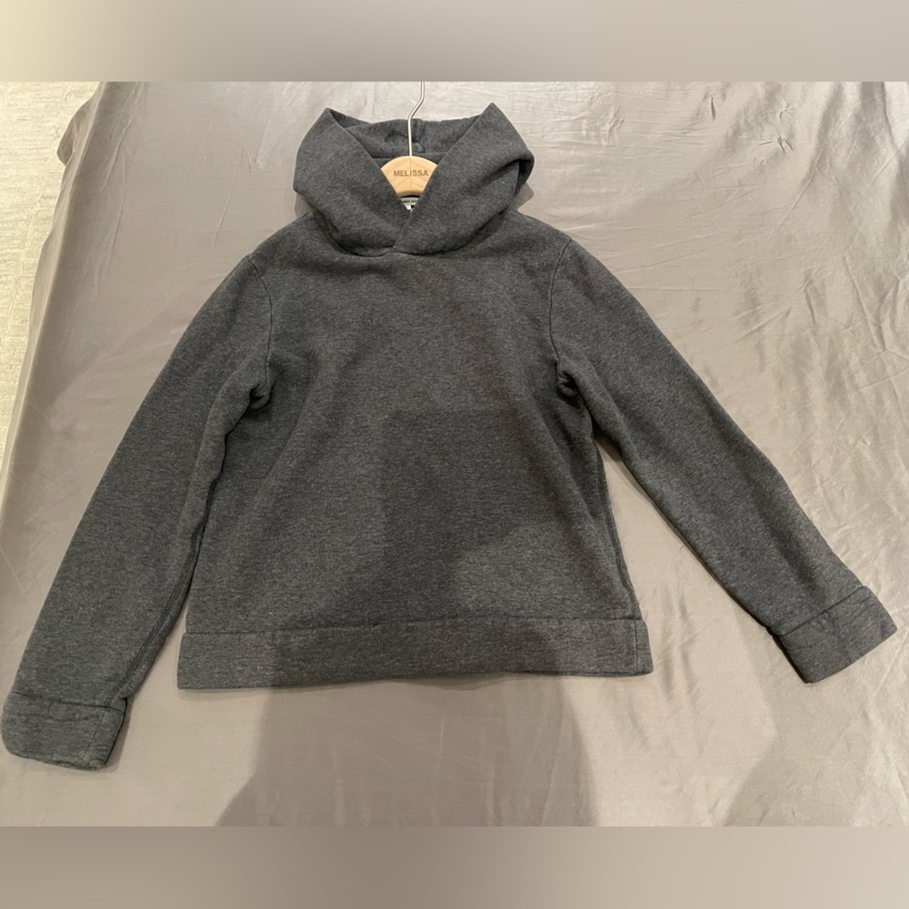 James Perse Charcoal Grey Cotton Hoodie – Size 1 (S)